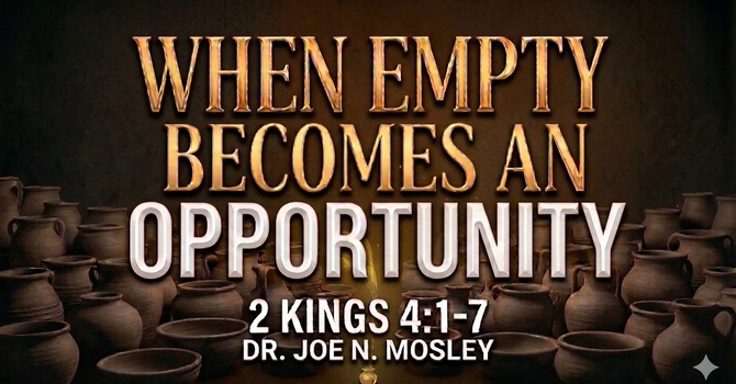 When Empty Becomes An Opportunity 