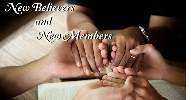 New Believers and New Members Section
