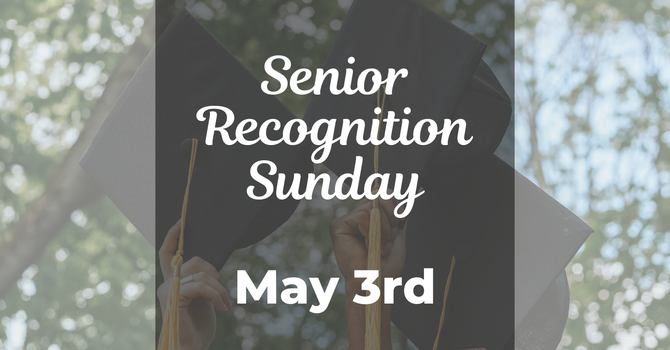 Senior Recognition Sunday