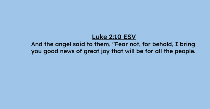 GOOD NEWS