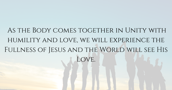 Unity In The Body Of Christ (The Church)