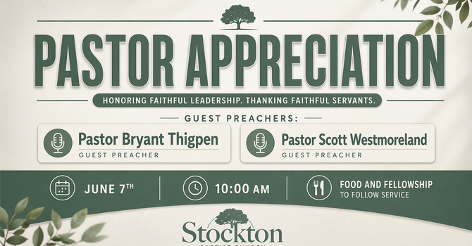 Pastor Appreciation Service