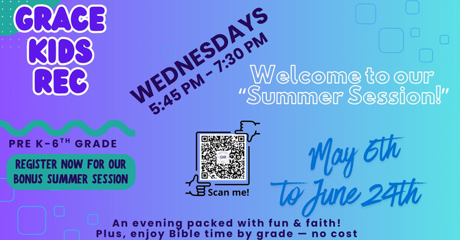 Grace Kids Rec: Bonus Summer Session