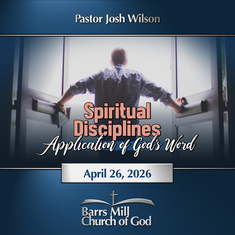 Spiritual Disciplines : Application of God's Word