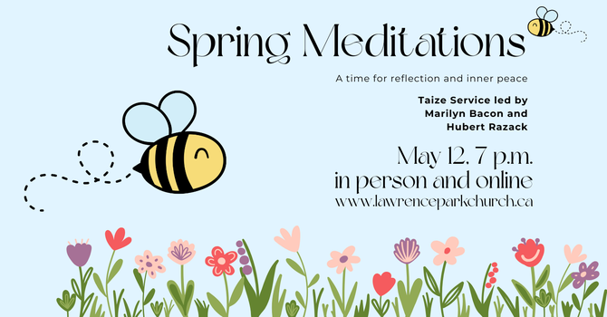 Taizé Service - Spring Meditations