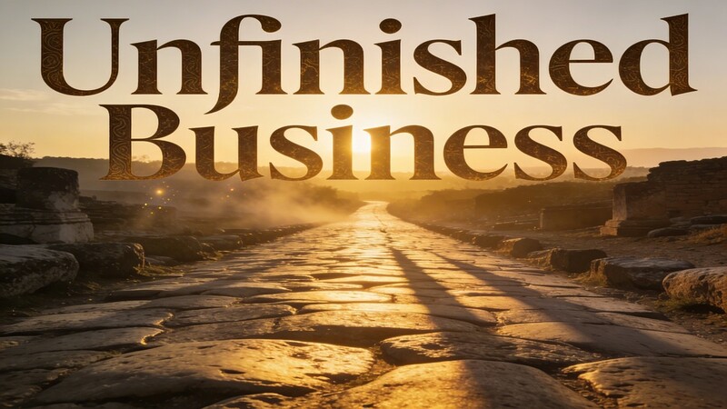 Unfinished Business #3 - Doubts That Build Faith