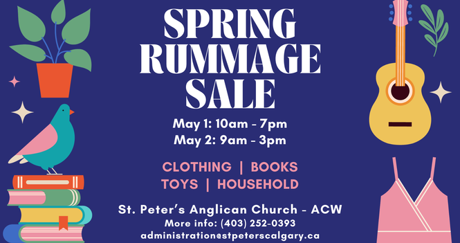 ACW Spring Rummage Sale