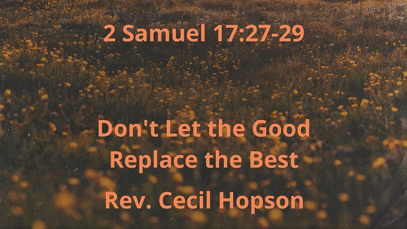 2 Samuel 17:27-29