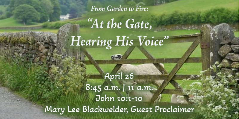 "At the Gate, Hearing His Voice"