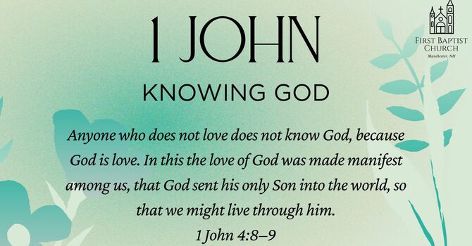 Why Bother Doing Good? 1 John 2:1-14