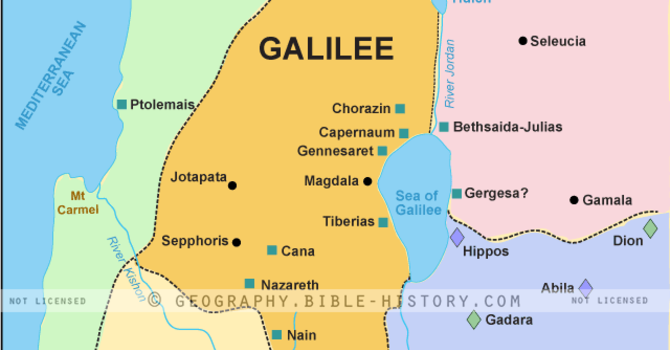More on Galilee image