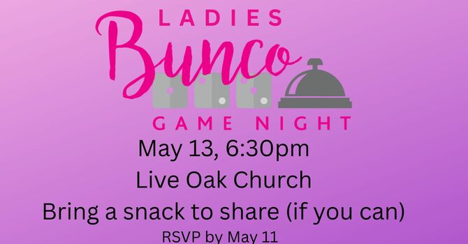 Ladies Bunco Night