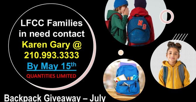 BackPack Giveaway
