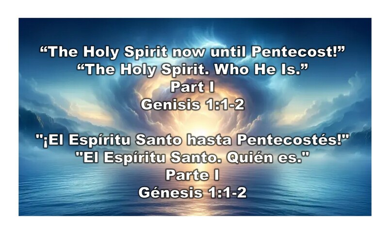 "The Holy Spirit. Who He is."
