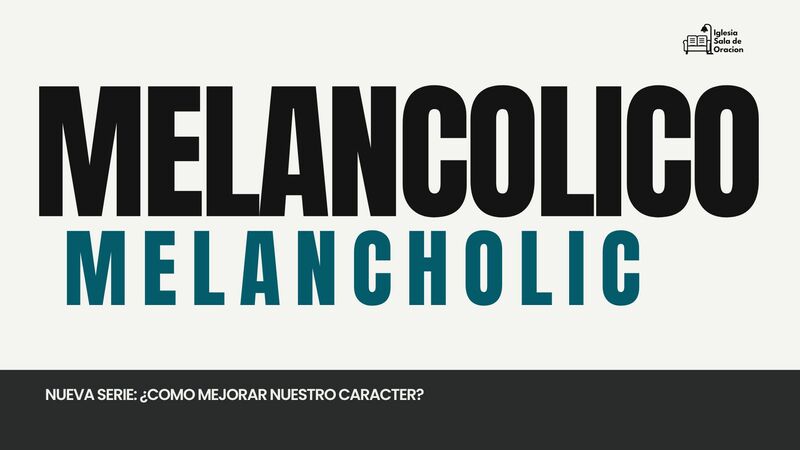 Temperamento Melancólico