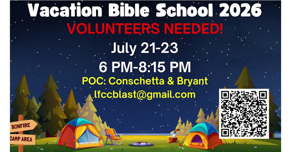VBS 2026: Camp Chaos – July 21-23 