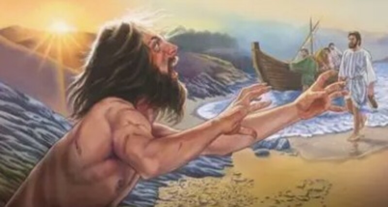 Jesus Restores the Demon possessed man