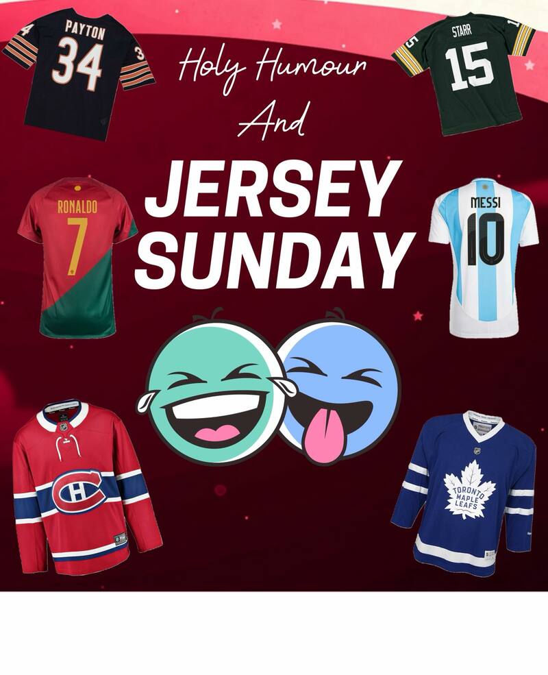 Holy Humour & Jersey Sunday