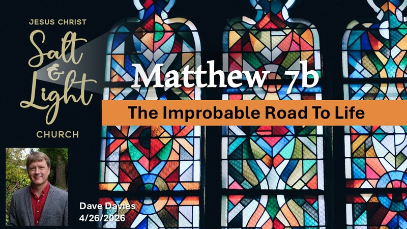 The Improbable Road To Life