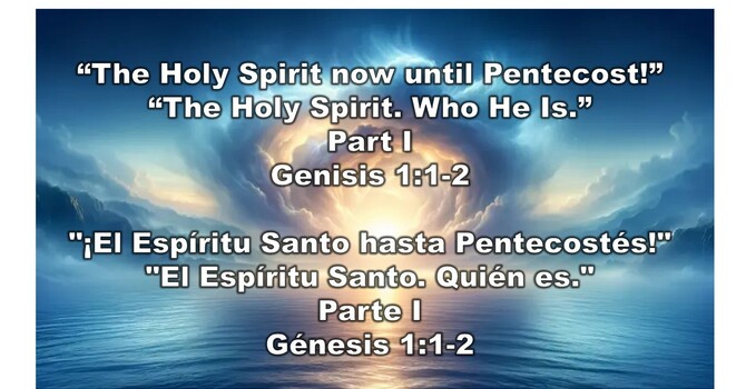 "The Holy Spirit. Who He is."