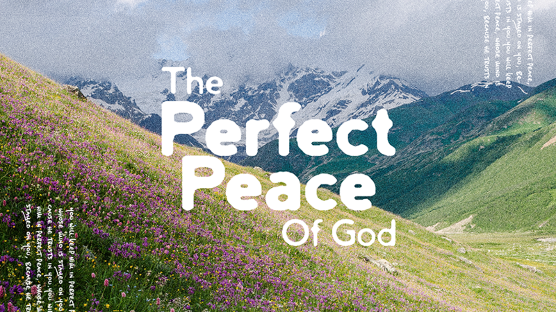 The Perfect Peace of God | Pastor Tony Williams