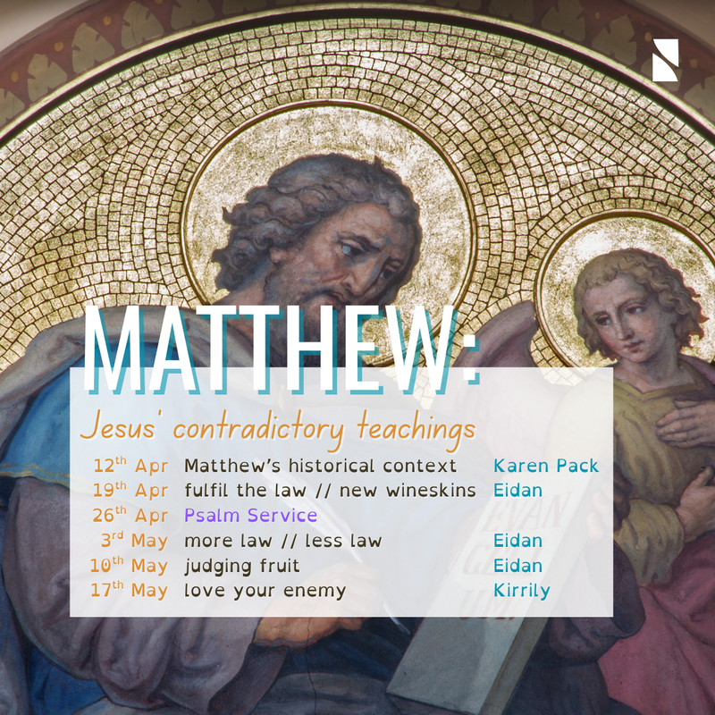 To Fulfil the Law vs New Wineskins? (Matt 5:17-20; 9:14-17)