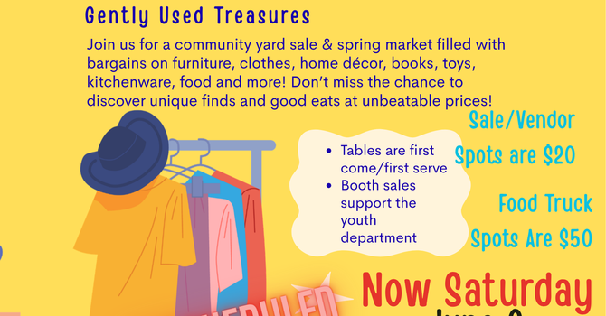 Spring Market/ Community Yard Sale