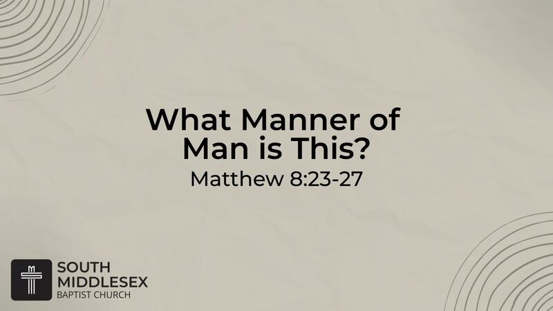 What Manner of Man is This?