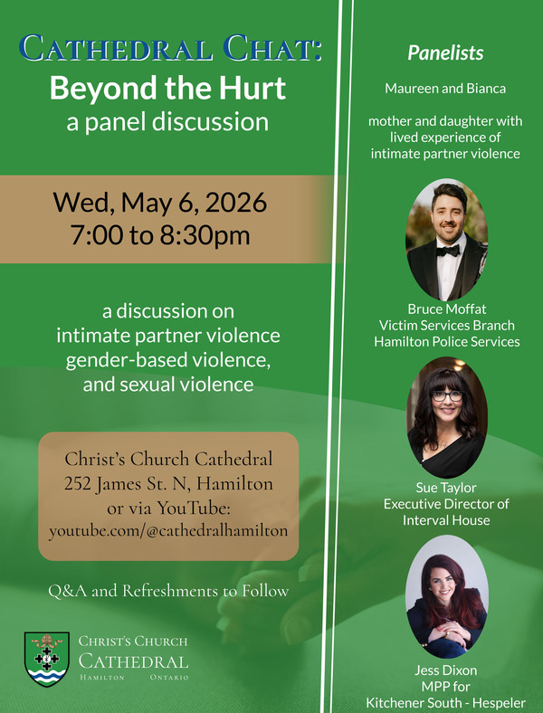 Cathedral Chat Beyond The Hurt - Wednesday May 6
