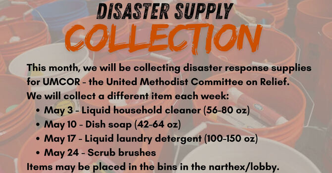 Disaster Supply Collection