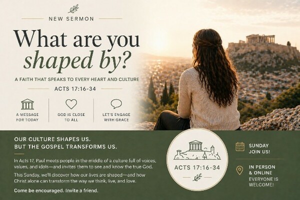 Sunday’s Preview – Shaped By Christ