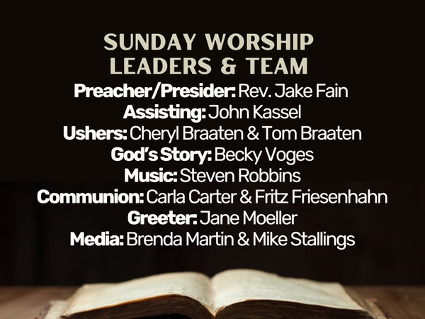 Leading us in Worship