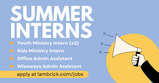 Lambrick Summer Internships 2026