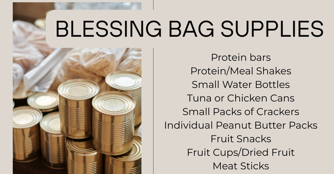 In-Gathering: Food and Supplies for Blessing Bags