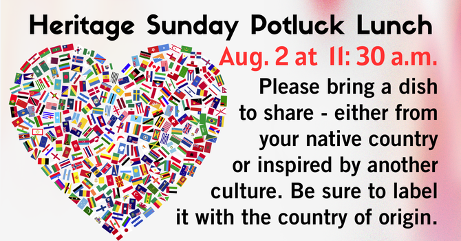 Heritage Sunday Potluck