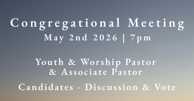 Congregational Meeting 