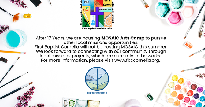 MOSAIC Arts Camp Statement
