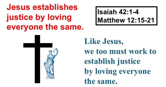 Jesus pursues justice for poor, oppressed, and marginalized people