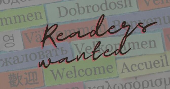 Readers wanted! image