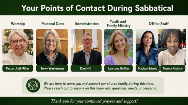 Points of Contact During Sabbatical