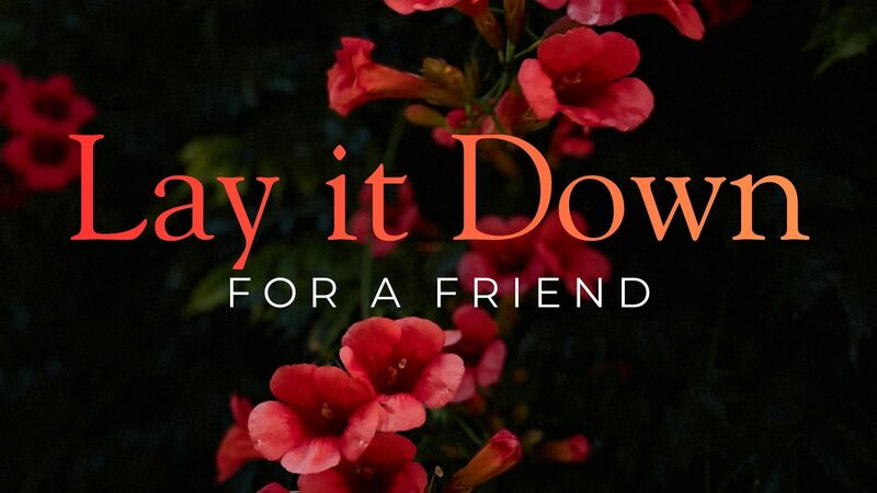 LAY IT DOWN FOR A FRIEND