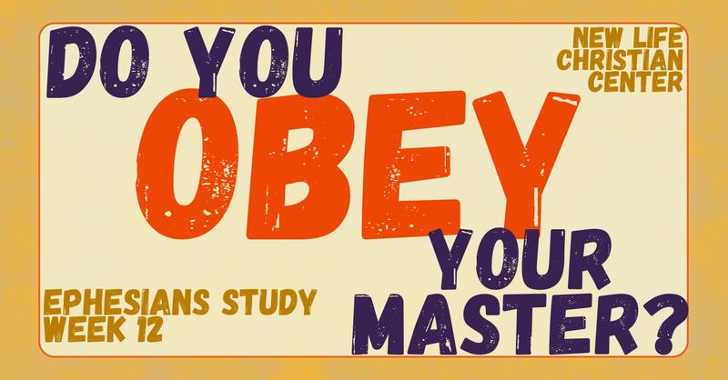 Do you OBEY Your Master?