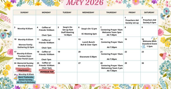May Calendar