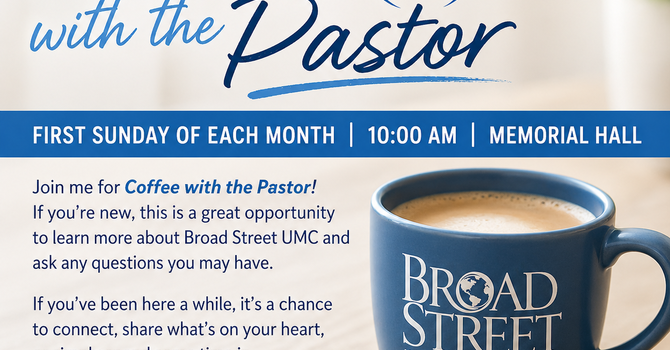 Coffee with the Pastor