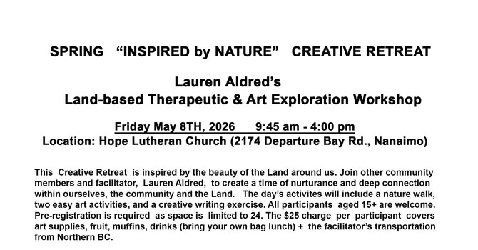 Spring "Inspired by Nature" Creative Retreat