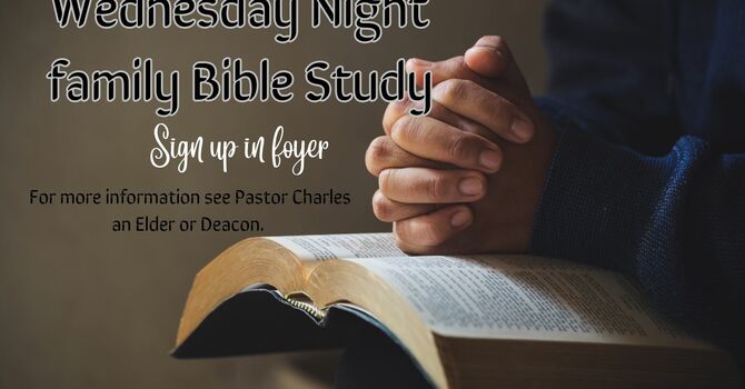 Wednesday Night Bible Study