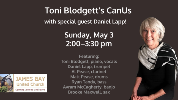 Sunday Jazz Matinee: Toni Blodgett's CanUs w/ special guest Daniel Lapp