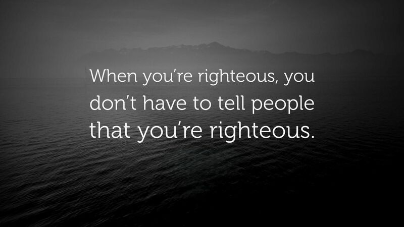 Are You Walking in God's Righteousness?