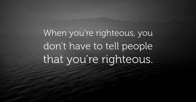 Are You Walking in God's Righteousness?
