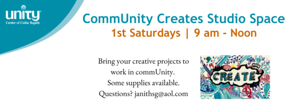 Sat, May 2 - CommUnity Creates